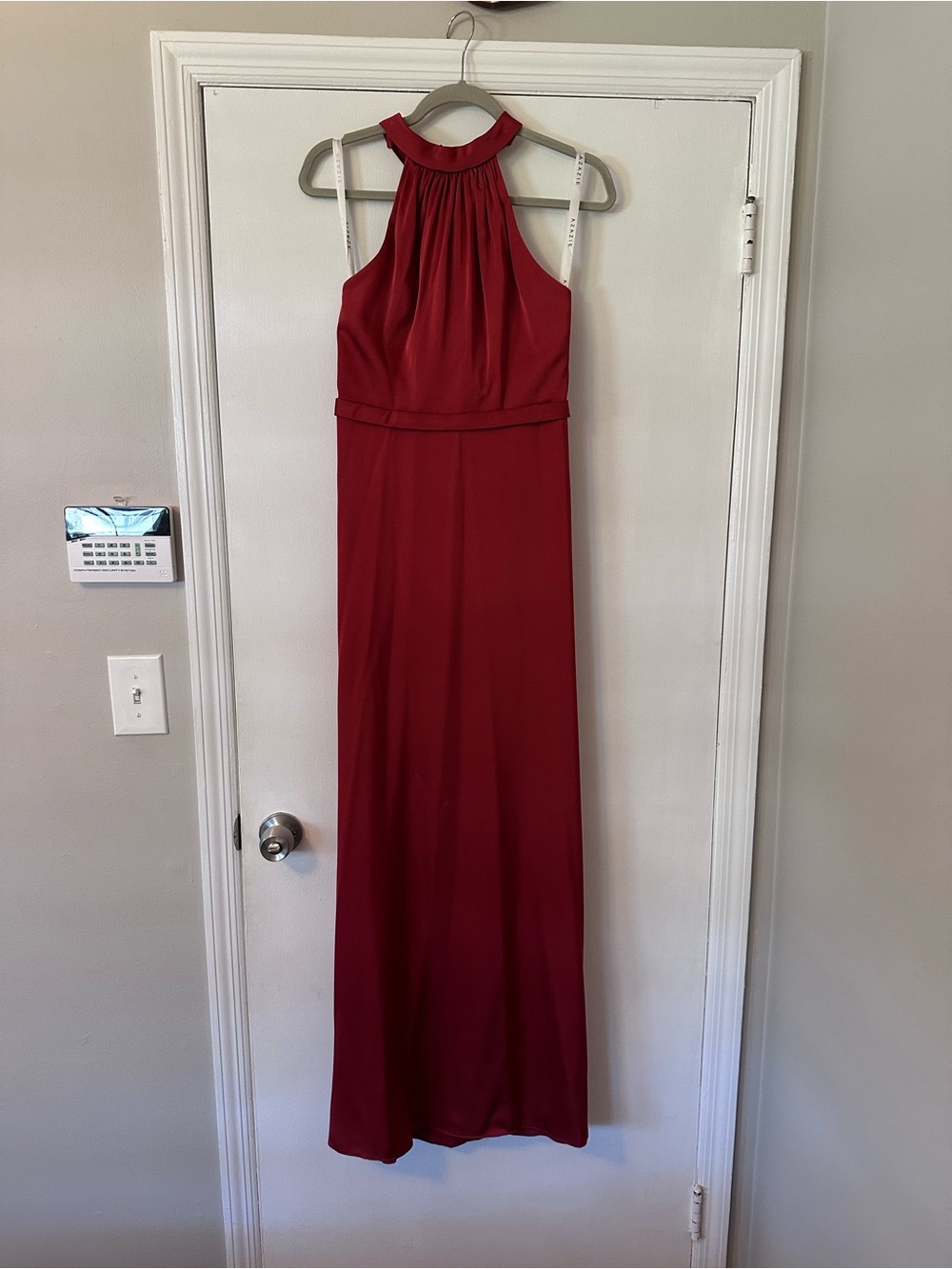 Azazie Deep Rust Red Formal Dress Bodice